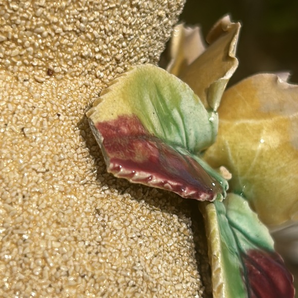 Vintage Sand Pottery 🌹 Floral Rose Bud Vase Bohemian Home Art Accent Decor - Picture 7 of 16